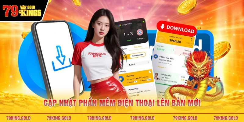 Cập nhật phần mềm điện thoại lên bản mới