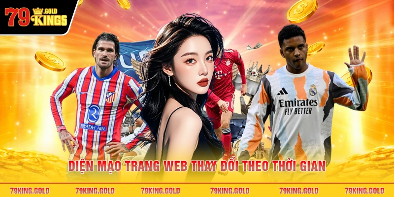 Diện mạo trang web thay đổi theo thời gian