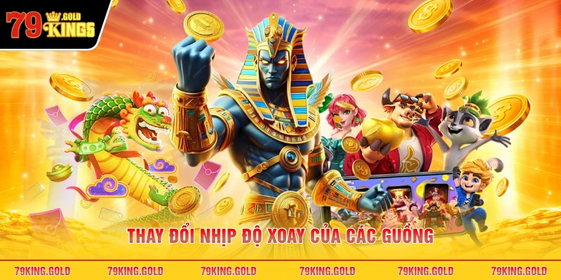 Thay đổi nhịp độ xoay của các guồng